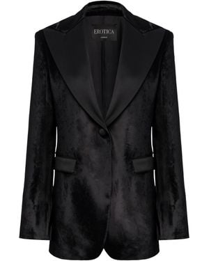Dondup Single-Breasted Suit Jacket - Black