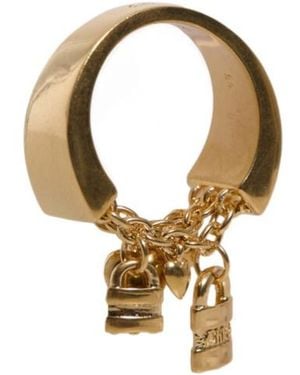 Chloé Logo Ring - Metallic