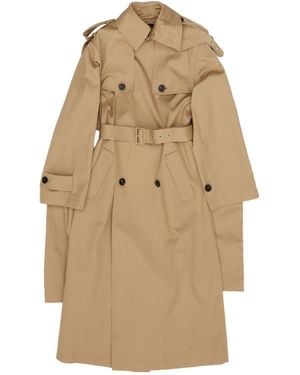 Jean Paul Gaultier Long-Sleeved Hooded Windbreaker - Natural