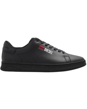 DIESEL S-Athene Logo-Embossed Trainers - Black
