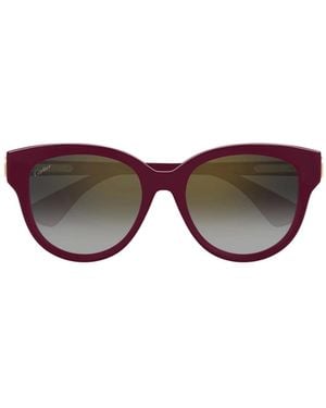 Cartier Round Frame Sunglasses - Multicolour