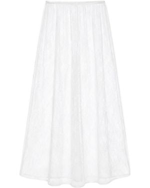 Amomento Sheer Lace Skirt - Grey