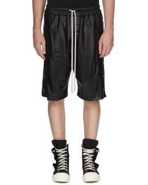 Rick Owens Wide Pusher Shorts - Black