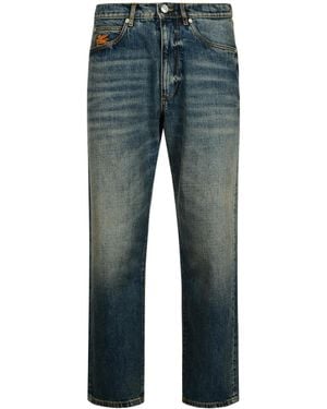 Etro Vintage Effect Jeans - Blue