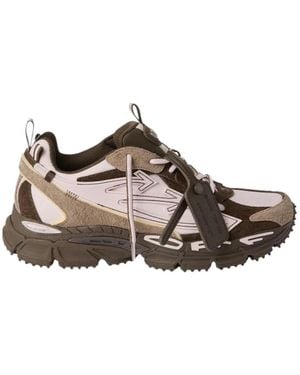Off-White c/o Virgil Abloh Round-Toe Trainers - Brown