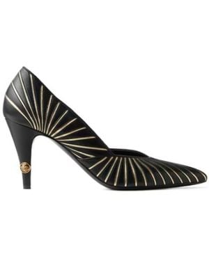 Versace Gianni Nappa Pumps 90 Mm - Black