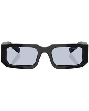 Prada Eyewear Rectangular Frame Sunglasses - Multicolour