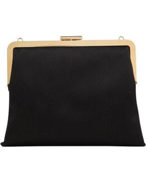 Dolce & Gabbana Minimalist Satin Clutch - Black