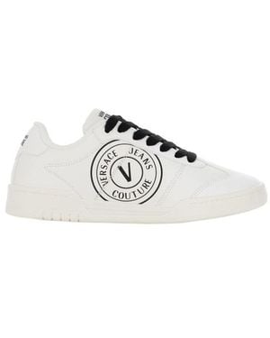 Versace Jeans Couture Couture Logo Printed Trainers - White