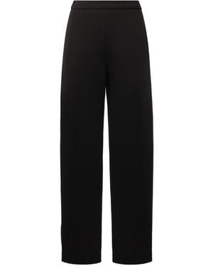 Max Mara Elastic Waist Casual Pants - Black