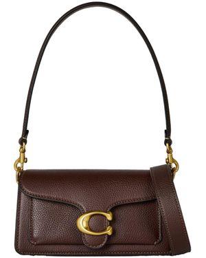 COACH Metallic Luster Shoulder Bag - Brown
