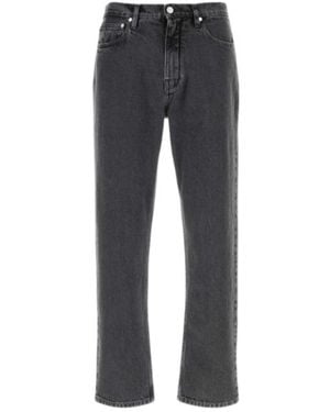 Jil Sander Washed Straight-Leg Jeans - Grey