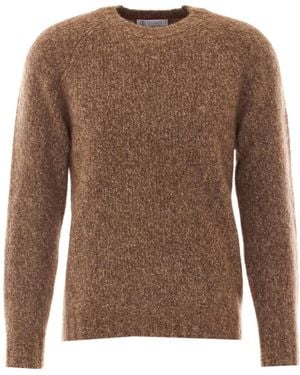 Brunello Cucinelli Crewneck Knitted Jumper - Brown