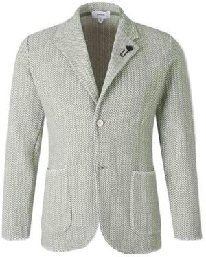 Lardini Single-Breasted Tailored Blazer - Grey