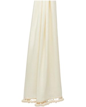 Max Mara Fumana Scarf - White