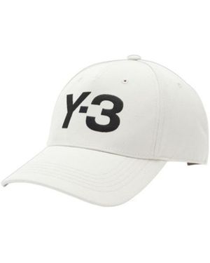 Yohji Yamamoto Logo Hat - White