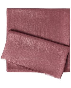 Brunello Cucinelli Cashmere And Silk Scarf - Red