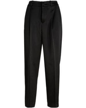 Pt Pantaloni Pt Torino Pleated Tapered Trousers - Black