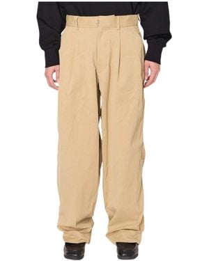 Kolor Casual Pants With Belt Loops - Natural