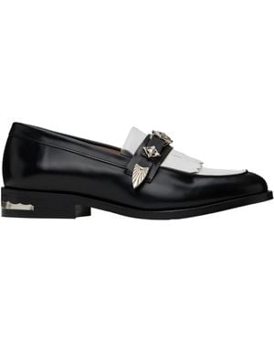 Toga Virilis Round Toe Loafers - Black
