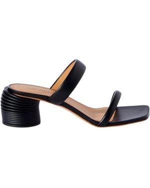 Off-White c/o Virgil Abloh Square Toe Heeled Sandals - Multicolour