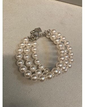 Balenciaga Pearl 3-Row Bracelet - Multicolor