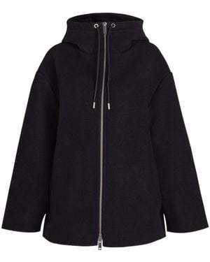 Studio Nicholson Etna Hooded Wool And Cashmere-Blend Jacket - Blue