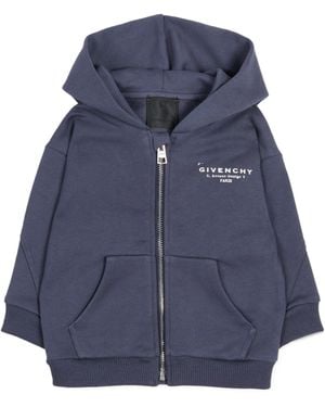 Givenchy Zip-Up Hoodie - Blue