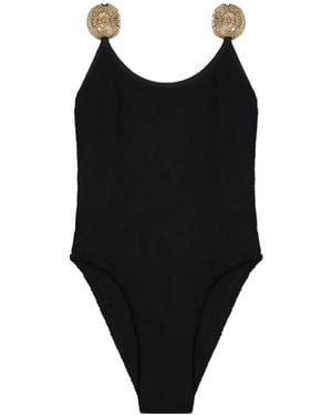 Reina Olga Sleeveless One-Piece Swimsuit - Black