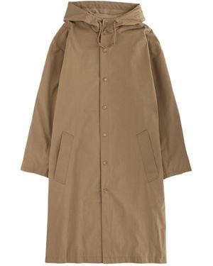 A.P.C. Hooded Long Coat - Natural