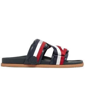 Moncler Mon Summer Sliders - Red