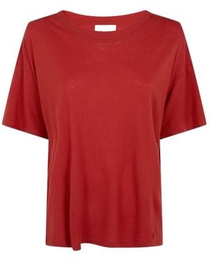 Loulou de Saison Ezra Classic Fit T-Shirt - Red