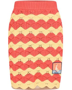 Gucci Midi Knit Dress - Red