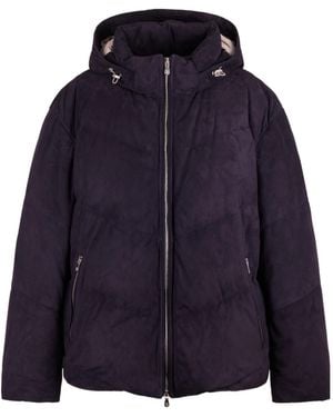 Brunello Cucinelli Padded Down Jacket - Blue