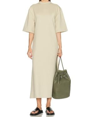 Wardrobe NYC Crew Neck Dress - Natural
