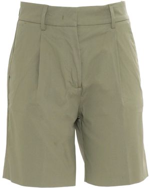 K-Way Nive Twill Tech Bermuda Shorts - Green