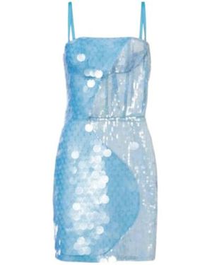 Nensi Dojaka Sequined Minidress - Blue