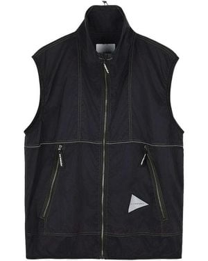 and wander Pertex Windproof Vest - Black