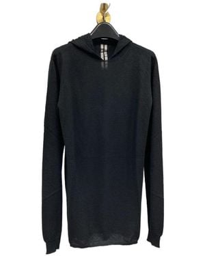 Rick Owens Hooded Sweater - Blue