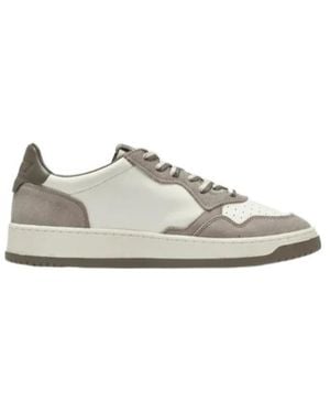 Autry Medalist Paneled Sneakers - White