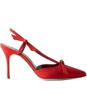 Manolo Blahnik Cusp High-Heeled Shoes - Red