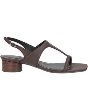 MAX&Co. One-Strap Sandals - Brown