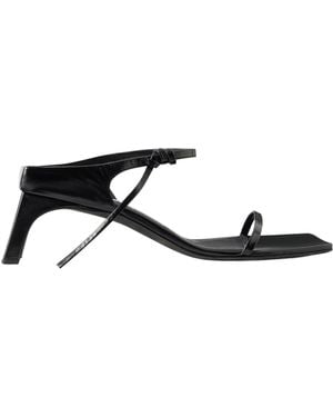 Calvin Klein Tilda Leather Sandals - Black
