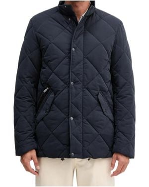 Barbour Quilted Zip Jacket - Blue