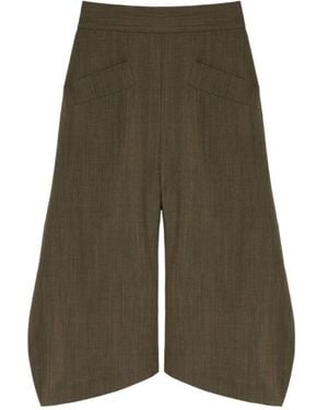 Ganni Capri Pants - Green
