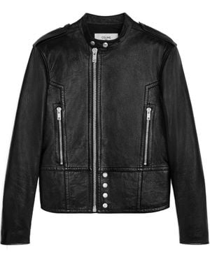 Celine Racer Blouson Jacket - Black
