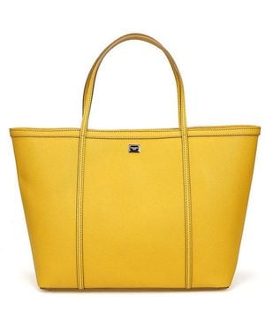 Dolce & Gabbana Logo Handbag - Yellow