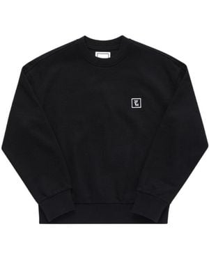 WOOYOUNGMI Patch Sweatshirt - Black