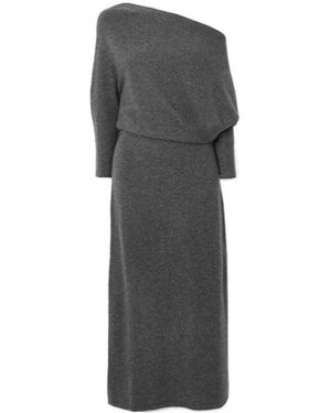 Altuzarra Off-The-Shoulder Mid-Length Dress - Grey