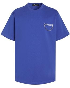 LIU REGALI Logo Details Short-Sleeved T-Shirt - Blue